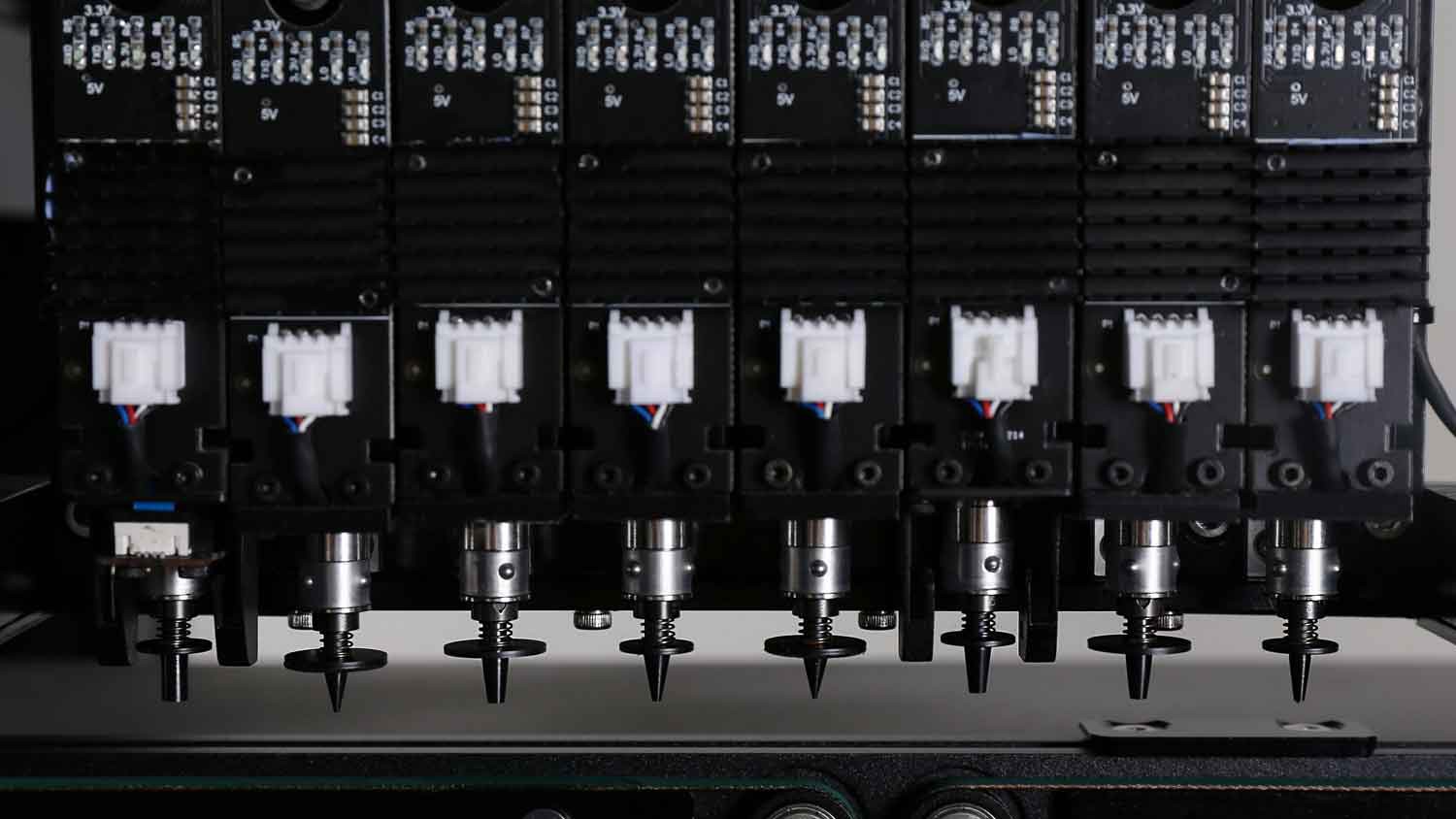 Pick and place production machine